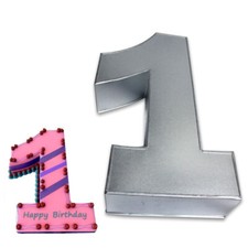Number Cake Moulds 0 to 9 Premium Aluminum Tins for Birthday & Anniversary Cakes