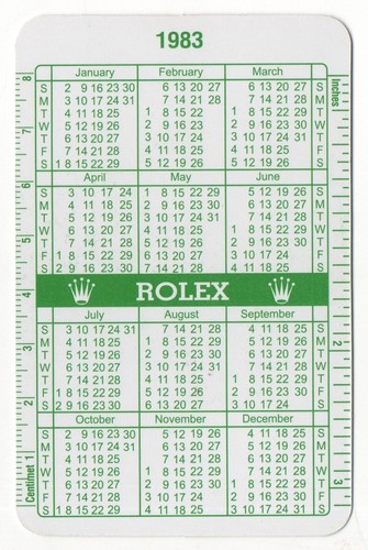 Rolex 1983 1984 - , green