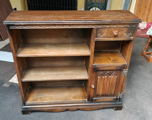 Old charm oak - oak, bookcase