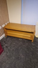 M&S Solid Oak Tv Unit With