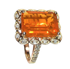 Ring IV Ivens 585 Gold Fire