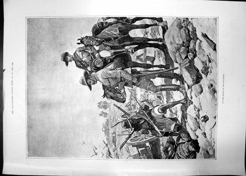 Original old antique print - original,