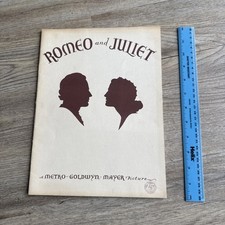 ROMEO AND JULIET Cinema MGM Movie Programme Norma Shearer Leslie Howard & 1936