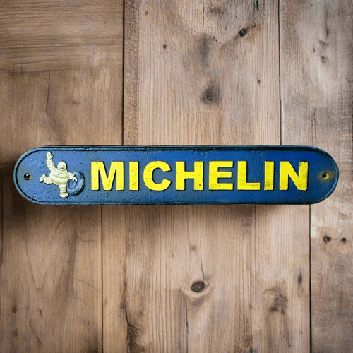 Michelin man 1889 cast - michelin, iron