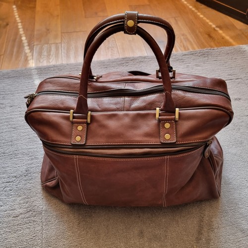 Men dark brown leather - dark,
