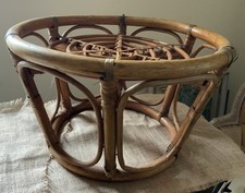 Vintage Chinese Plant Pot Indoor Planter  Stand  Approx 10in x 17in diameter 