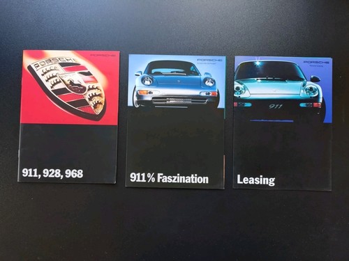 Porsche 911 928 968 brochure