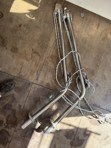 Stainless steel davits high - stainless,