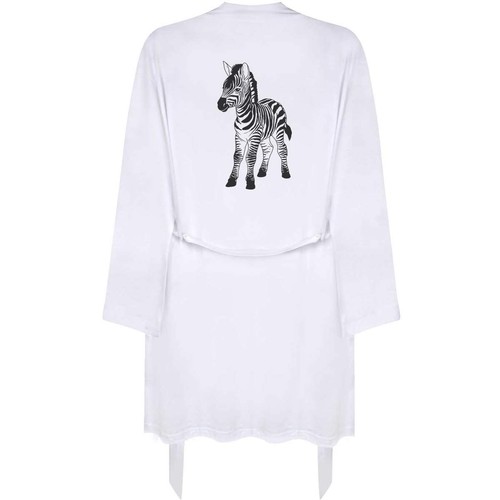 Zebra foal dressing gown - 'zebra,