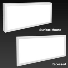 30W LED Recessed or Surface Mount Panel Light Premium Grade Lights 300 x 600