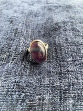 sterling silver fluorite ring
