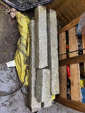 4 Granite Pillars, posts, off cuts, very heavy, good condition