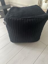 Teddy Fleece Square Footstool Ottoman Pouffe Bean Bag Seat 45cm x 25cm