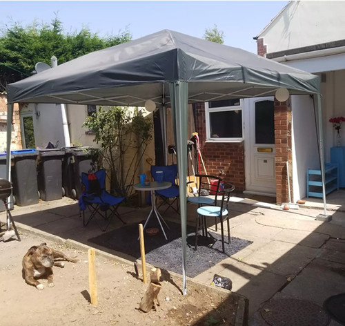 Garden pop gazebo - up,
