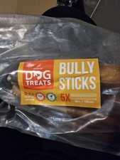 Natural Dog Treats Bully Sticks 5x 15cm