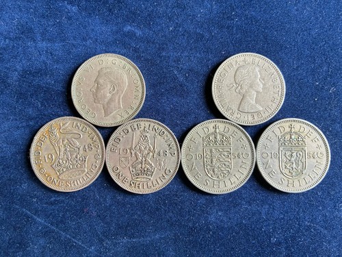 Shilling coins george - shilling, /