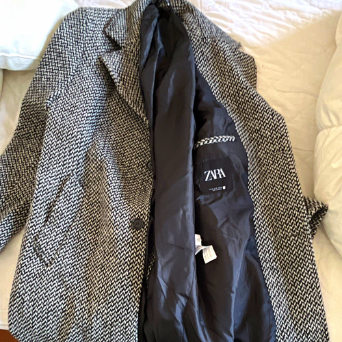 Zara men long tweed - long,
