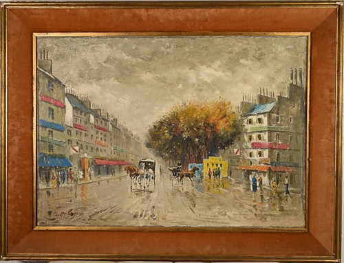 20th century parisian street - 20th,