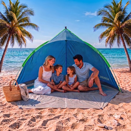 Norkirk beach tent sun - beach,