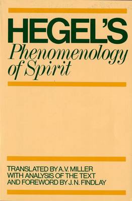 Phenomenology spirit g - of, by