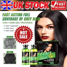 LICHEN PROFESSIONAL HAIR COLOR GEL BLACK OR BROWN, No Color to the Skin