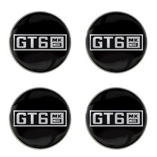 Triumph GT6 MK3 Logo Self Adhesive Set of 4 Gel Wheel Centres