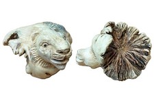 Parasite Wood Lion Carving