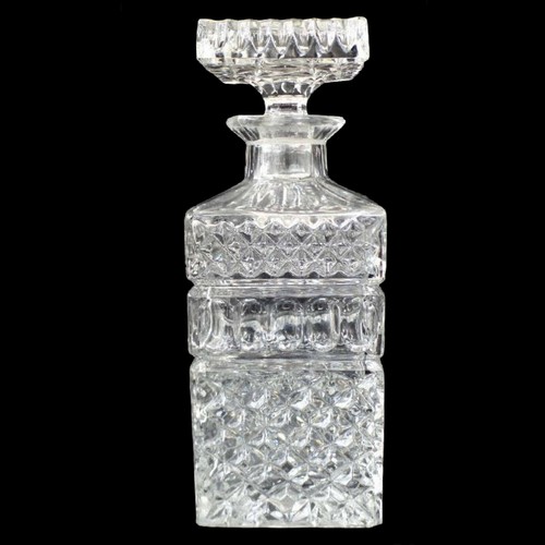 Crystal glass liquor decanter - glass,