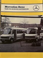 Mercedes Benz Vans For Minibus Conversions Truck Sales Info Brochure Frameable