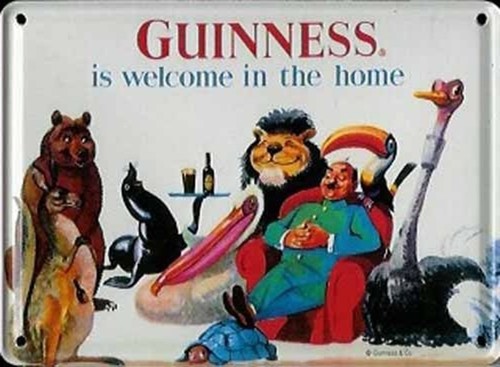 Guinness welcome the - the, home