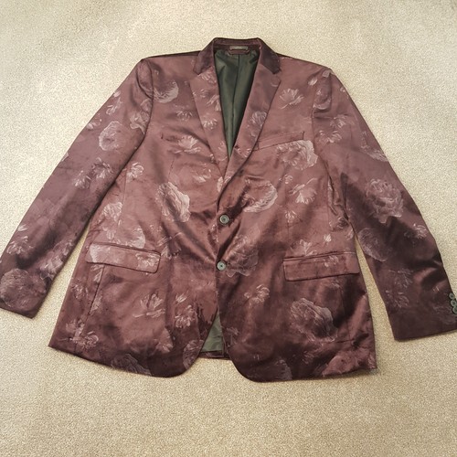Mens jacket 48l - mens, burgundy
