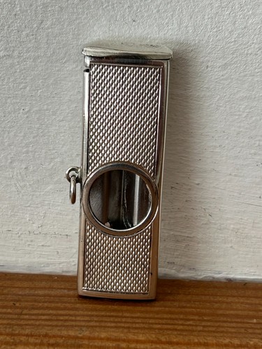 Sterling silver cigar cutter - cigar,