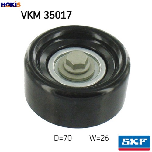 Deflectionguide pulley vribbed - deflectionguide,