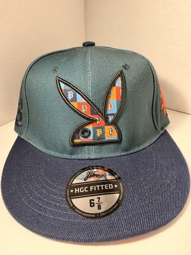 Playboy fitted hat cap - playboy, size