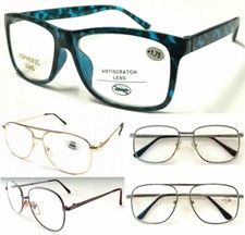 Multi Popular Style Large Lens Design Reading Glasses/Mens Womens Metal Plastic*