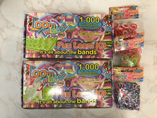 Loom bands 2 x 1000 band Boxes