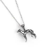 Greyhound Dog Necklace 925 Sterling Silver Whippet Sighthound Animal Gifts