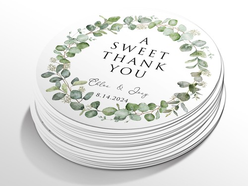 Personalised wedding round
