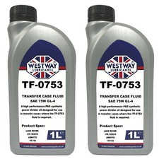 2L TF-0753 Transfer Case Fluid TF0753 IYK500010 LRN0753 2 Litres Transfer Box