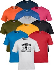 Totally Obsessed With Toilet Paper TP Loo Roll Corona Funny Gift T Shirt