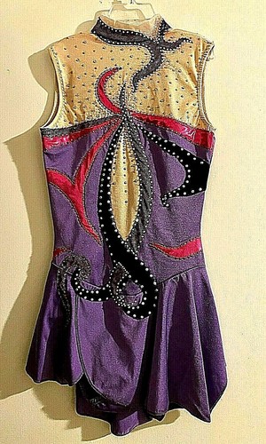 Custommade purple leotard - purple,