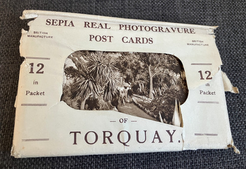 Vintage postcards 12x torquay - 12x,