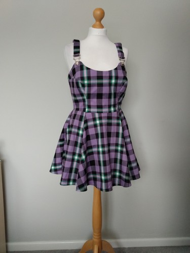 Collectif purple plaid - purple, mini