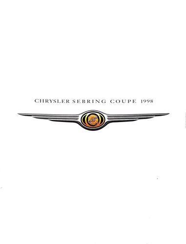 Chrysler sebring coupe - chrysler,