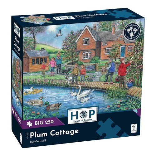 House puzzles plum cottage - house,