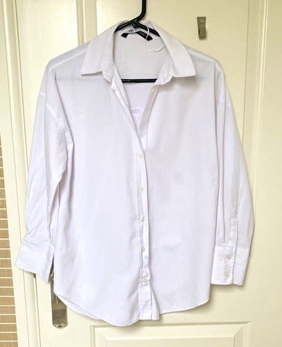 Zara men white - solid, dress