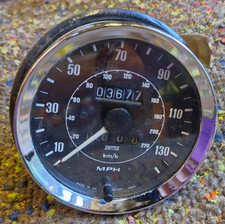 Vintage Smiths 140MPH Speedo Lotus Triumph Ford Scimitar - Good Condition - 4"