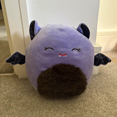 Squishmallows purple bat plush - squishmallows,