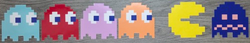 Pacman vinyl stickers all - pacman,