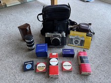 Voigtlander Bessamatic Skopar Vintage Camera With Lenses And Bag